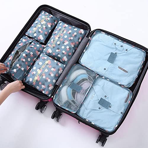 7 Set Packing Cubes Travel Luggage Packing Organizers - Image 2