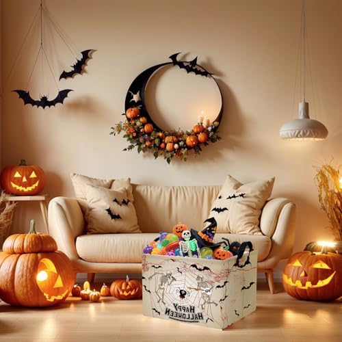 Halloween Basket Gift Terror Ghost Parties Decor Kid Trick or Treat Basket - Image 4