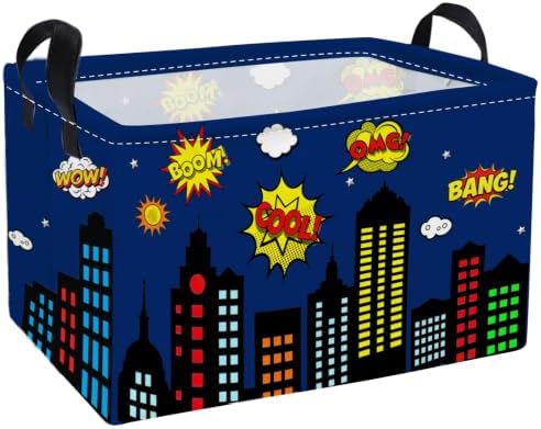 Essme Rectangular Spider Basket, Kids Storage Bins Organizer by ESSME