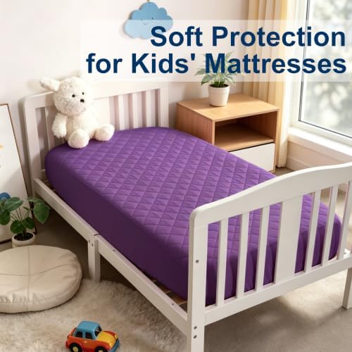 BEDSUM 2-Pack Waterproof Crib Mattress Protector - Image 5