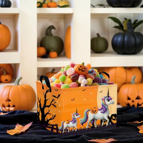 Halloween Basket Gift Cute Pumpkin Ghost Parties Decor Kid Trick or Treat Basket - Image 6