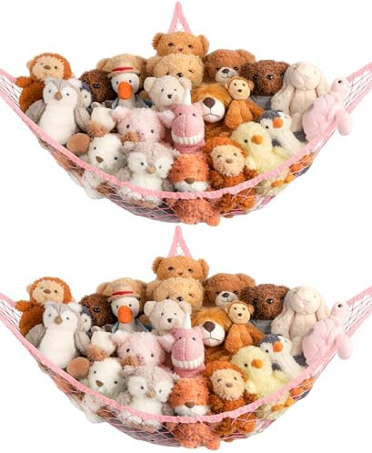 Stuffed Animal Storage Hammock Net Corner by TCGPRO