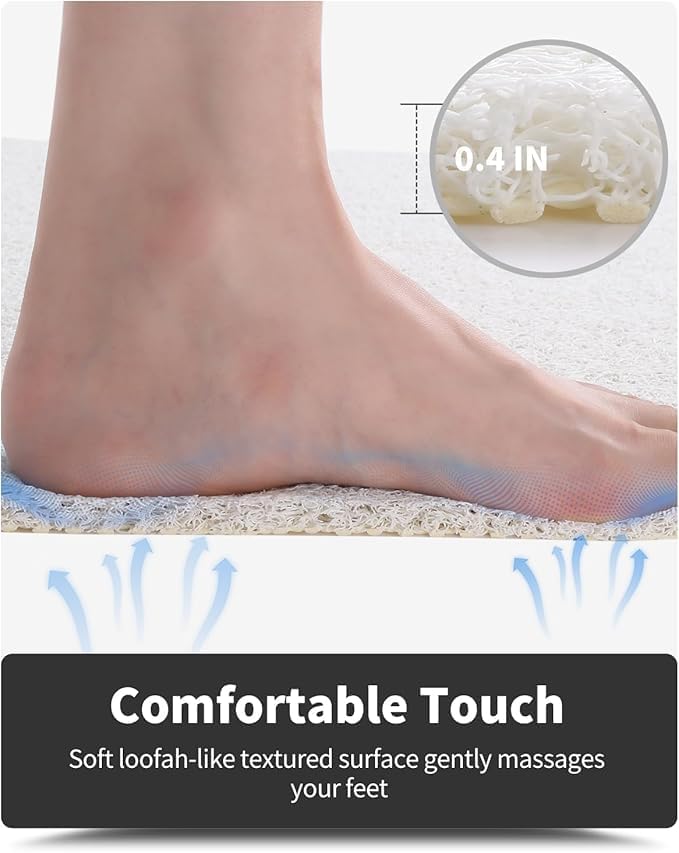 Non-Slip Bathtub Mat, 16x 24 Inch, Shower Mats - Image 4