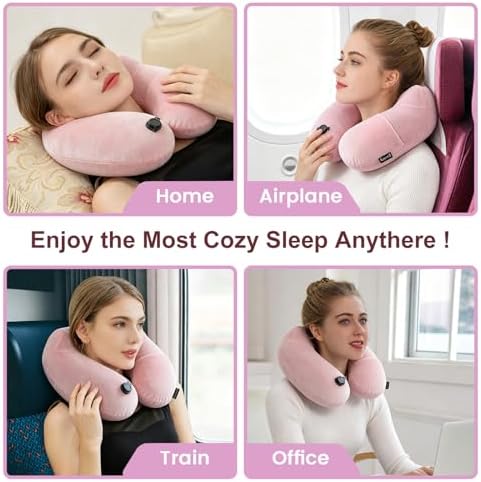 Keemall Inflatable Travel Neck & Shoulder Pillow - Image 3
