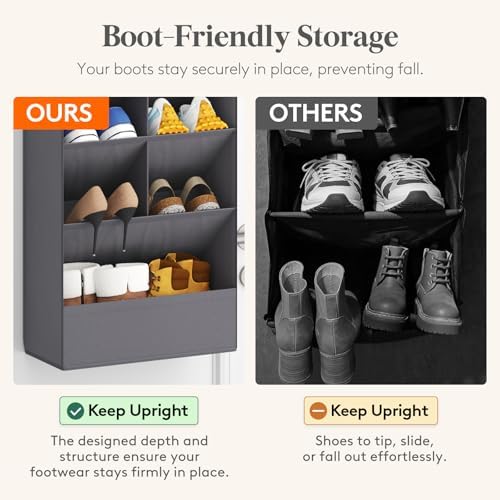 Lifewit 6 Tier Over the Door Shoe Organizer - Image 4