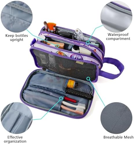 Kids Toiletry Bag for Girls, Travel Toiletry Bag for Little Young Girls - Image 3