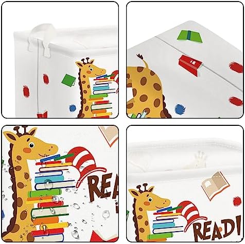Clastyle Large Reading Corner School Classroom Book Basket Toy Nursery Bin - Image 5