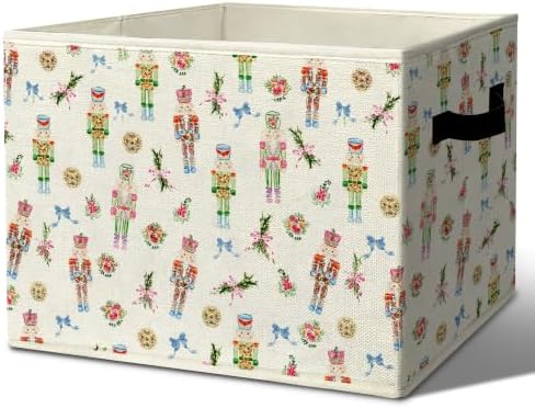 Vintage Nutcracker Christmas Storage Box by Unknown