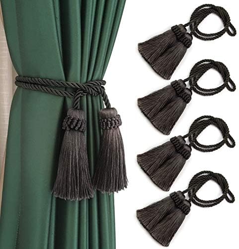 Curtain Tiebacks Handmade Curtain Holdbacks Rope by fenghuangwu
