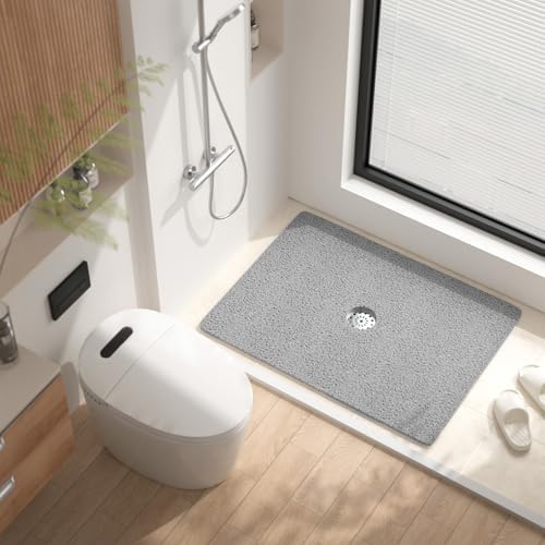 HITSLAM Shower Mat, 32 x 24 Inch Non Slip Bath Mat - Image 6