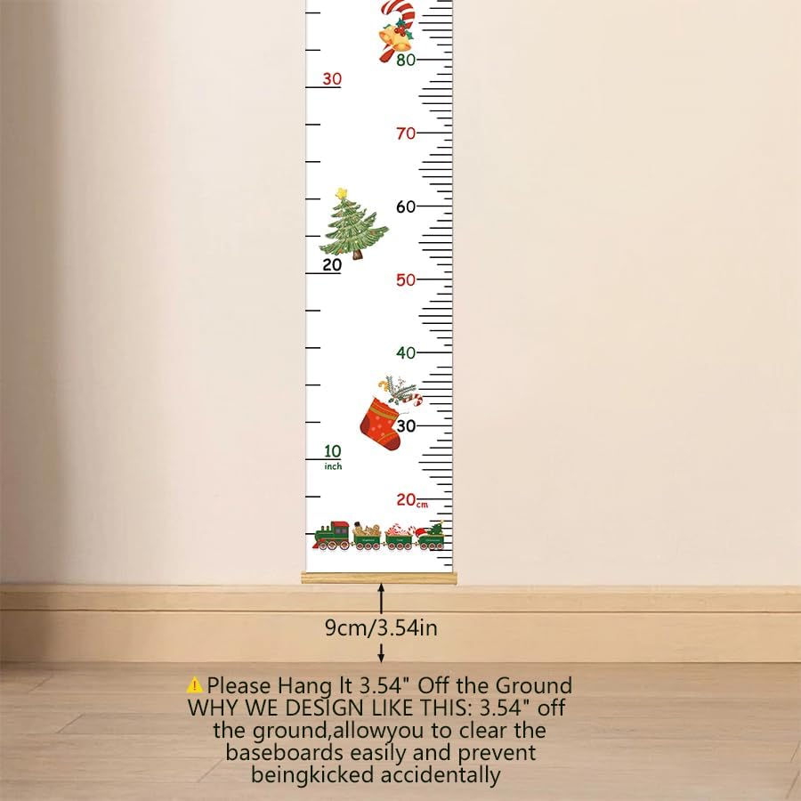 Canvas Baby Kids Growth Chart, Height Measurement Wall Hanging - Image 3