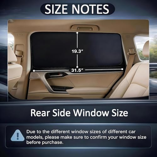 XCBYT Magnetic Car Window Shades - Image 2