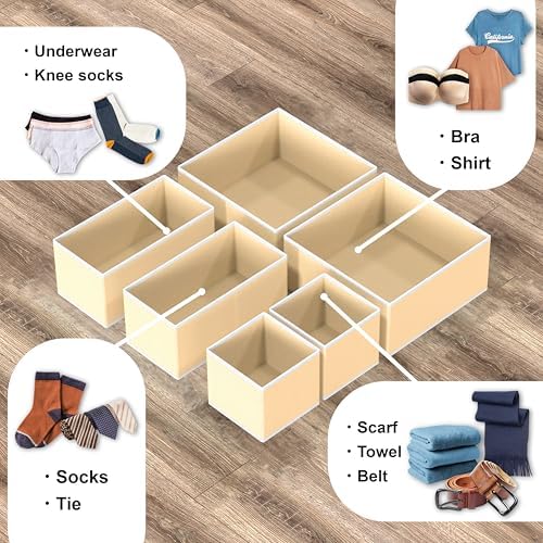 Simple Houseware Foldable Drawer Organizer Stocking Bin - Image 4