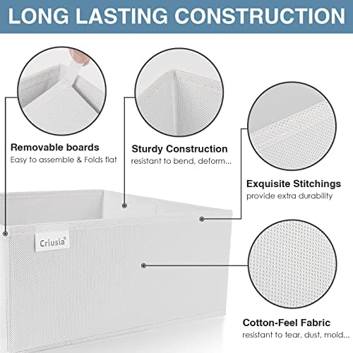 Criusia Drawer Organizer Clothes, 8 Pack Underwear Drawer Organizer, Foldable - Image 4
