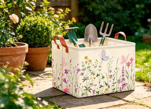 CLOCOR Rectangular Storage Basket Empty, Gift Basket, Waterproof Storage Bin - Image 6