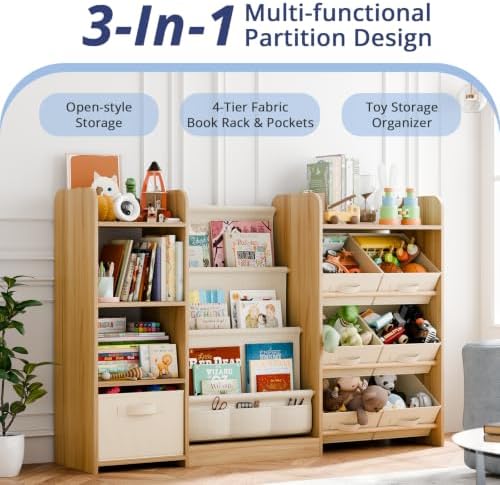 Kids Bookshelf and Toy Storage - Image 3