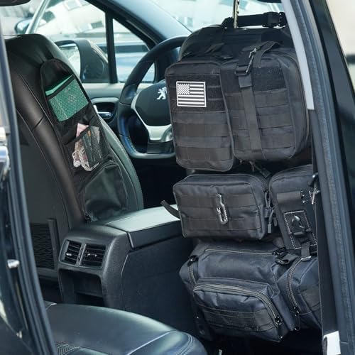 Tactical Car Seat Back Organizer, Tactical Molle Seat Back Organizer - Image 5