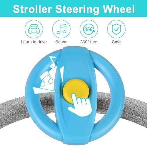 Accmor Stroller Steering Wheel Toy, Steering Wheel - Image 7