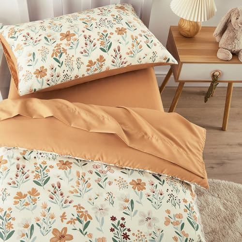 Wake In Cloud - Floral Toddler Bedding Set - Image 3
