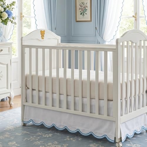 Brandream 100% Organic Cotton Crib Skirt - Image 2
