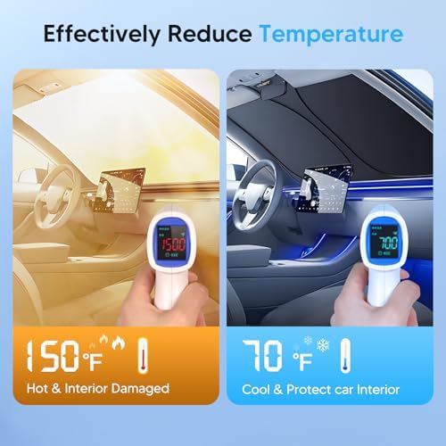 KUST Windshield Sun Shade for Honda CRV 2023-2025 2026 Honda CR-V Accessories - Image 2