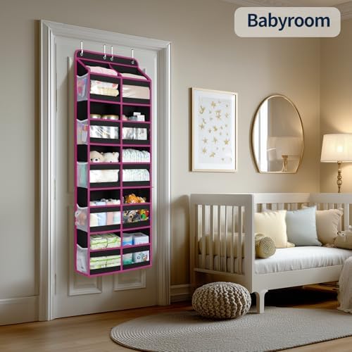 Yecaye 5-Tier Over The Door Organizer Dual-Column, 80lbs Load Over The Door - Image 6