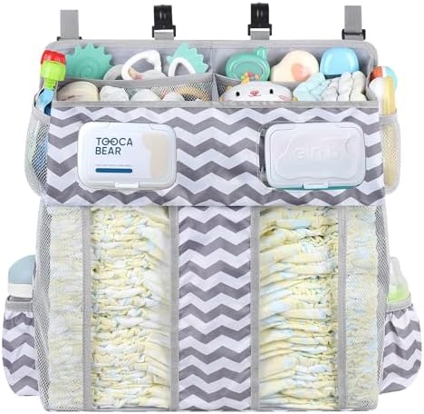 Accmor Changing Table Diaper Organizer, Hanging Diaper Caddy Organizer Stacker by Accmor