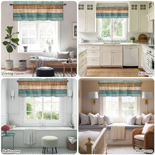 Rustic Farmhouse Valances Curtains - Image 5