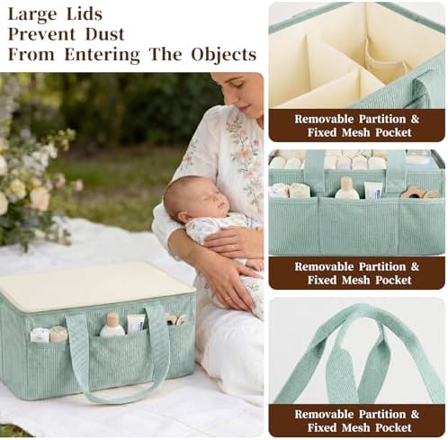 Baby Diaper Caddy Organizer - Image 7