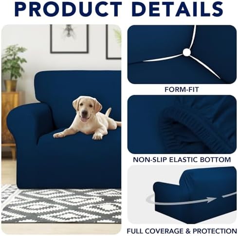 PureFit 100% Waterproof Chair Couch Cover Slipcovers - Image 4