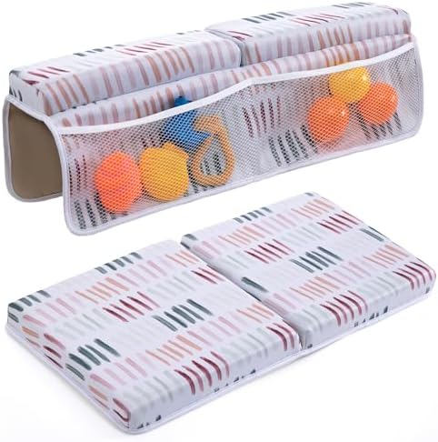 Wildkin Bath Kneeler & Elbow Rest Pad, Dual-Layer Foam, 4 Suction Cups by Wildkin