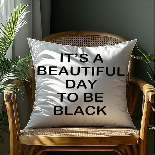 Black and White Quotes Pillow Cover 18x18, Modern Black Girls Boys Women Men - Image 4