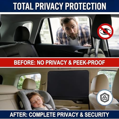 XCBYT Magnetic Car Window Shades - Image 4