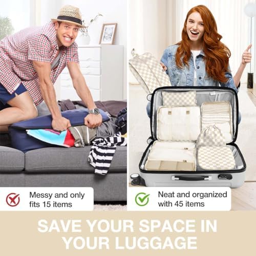 8 Set Packing Cubes for Suitcases, Packing Cube - Image 6