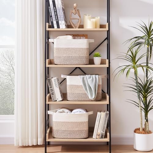 OIAHOMY Cotton Rope Storage Baskets - Image 2