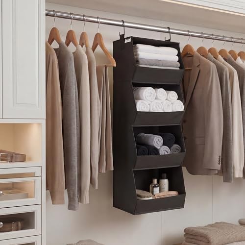 StorageWorks Basics Hanging Closet Organizer, Foldable Storage Organizer - Image 2