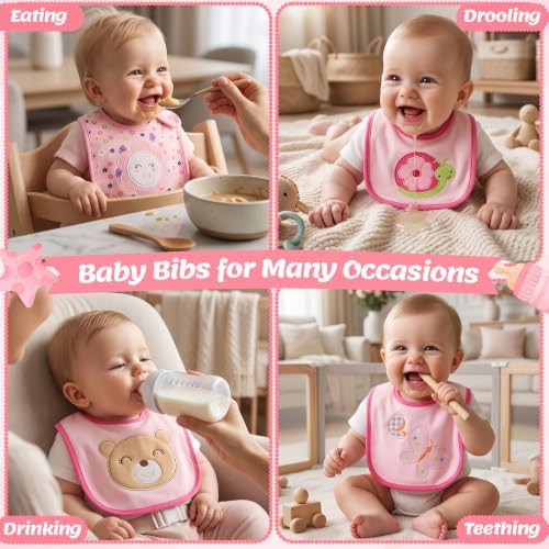 Cotton Waterproof Baby Bibs - Image 2