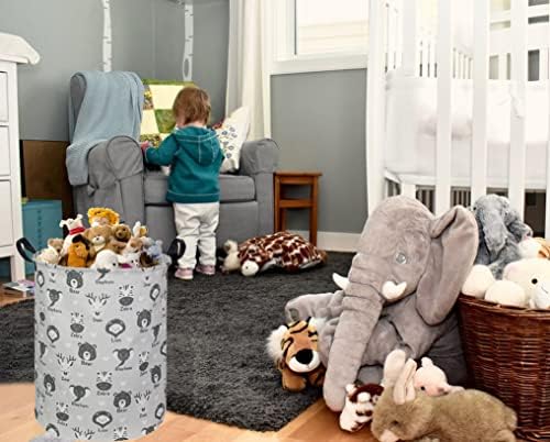 Kids Laundry Hamper, Baby Laundry Basket Animal Storage Baskets - Image 2