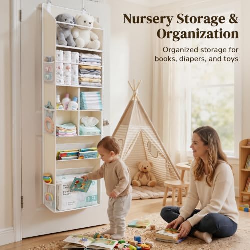 6-in-1 Over Door Hanging Organizer - Image 6