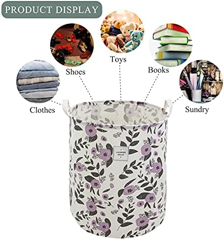 Mziart Cute Laundry Basket, Kids Baby Hamper Toy Storage Bin - Image 3
