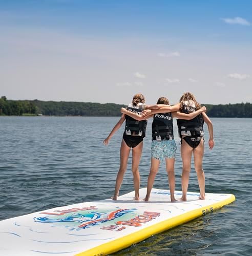 Rave Sports Inflatable Aqua Mat, Platform and Swim Dock - Image 2