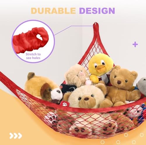 Lazebox Stuffed Animal Net Hammock - Image 3