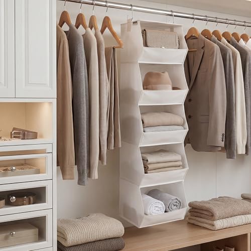 StorageWorks Basics Hanging Closet Organizer, Foldable Storage Organizer - Image 2