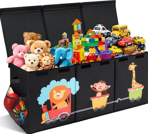 Kids Toy Box Chest with Lid by MaxuniTechLife