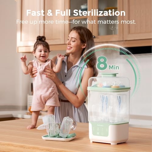 Momcozy New Modular Nesting 4 in 1 Compact Bottle Sterilizer and Dryer - Image 2