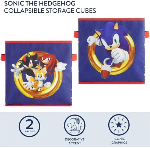 Idea Nuova Sonic the Hedgehog Storage Cubes - Image 2