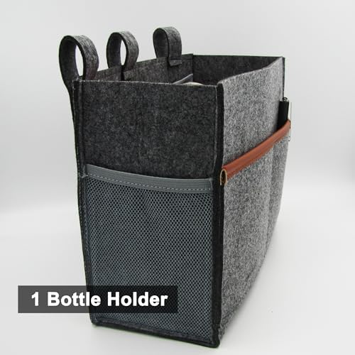 Bedside Caddy, Hanging Storage Bag, Chair Organizer Caddy, Drink Bottle - Image 5