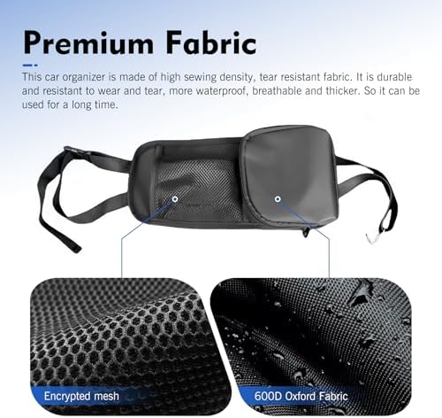 Car Seat Side Organizer, Holds Phones, - Image 4