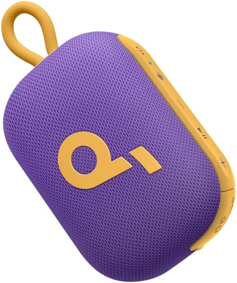 soundcore Select 4 Go Bluetooth Shower Speaker by Anker, IP67 WaterproofDustproof, Portable, Wireless, 20H Playtime, Floatable, Powerful Sound, Electronics for Outdoors/Home/Office/Travel/Party-Purple