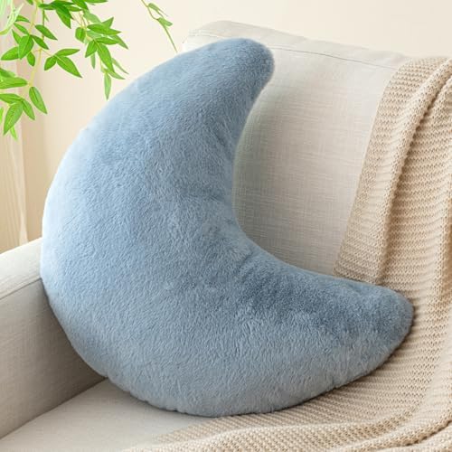 Moon Pillow, Decorative Throw Pillows by Znhinery
